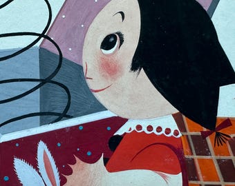 メアリー・ブレア・ミステリー オリジナルイラストアート - ディズニーのコンセプトアーティスト？ジャック・イン・ザ・ボックス