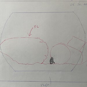 Tintin Animation Production Illustration - Tintin - Objective Moon