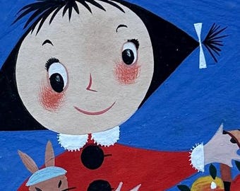 メアリー・ブレア・ミステリー オリジナルイラストアート - ディズニーのコンセプトアーティストによる？ウォーキング・ザ・ドッグ