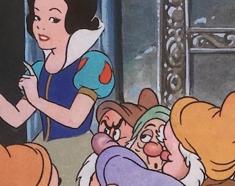 白雪姫 - ディズニーランドマガジン掲載イラスト - オリジナルアート