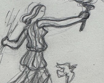 EH Shepard (くまのプーさんアーティスト) USA 自由の女神像 - オリジナルイラストアート