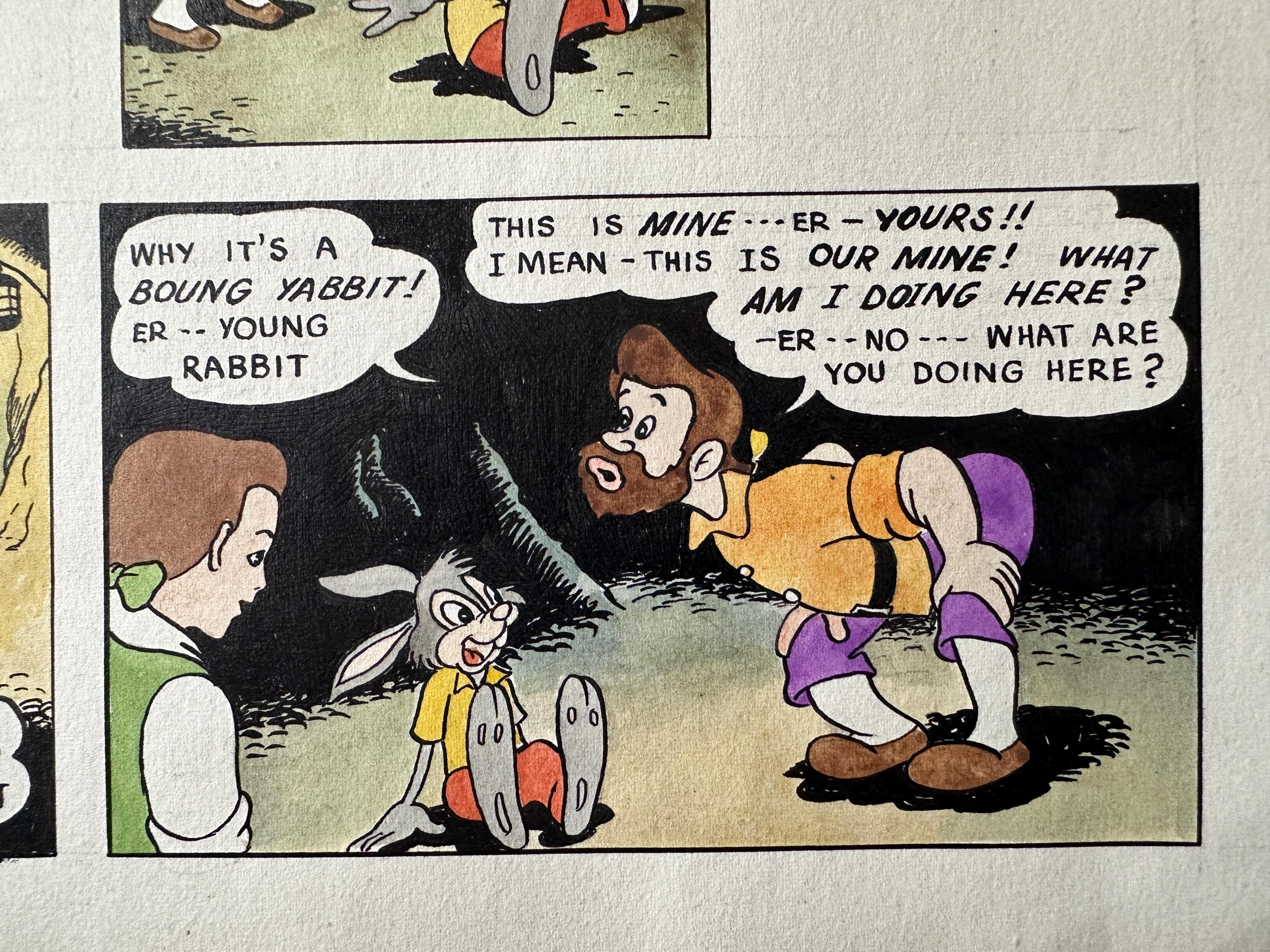 DISNEY - Comic Strip Illustration - Single Sided - Brer Rabbit ...
