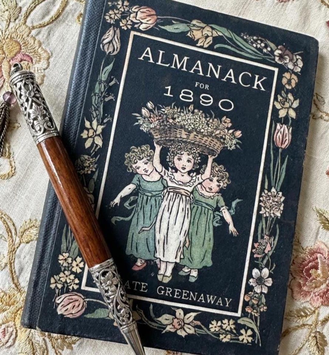 Kate Greenaway Almanack for 1890 - Etsy