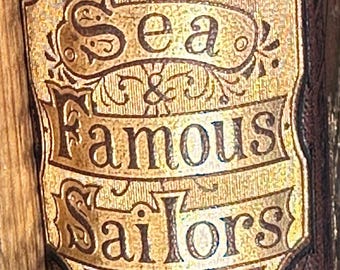 海とその名高い船乗りたち　1881年（またはそれ以前）アメリカ人作家著