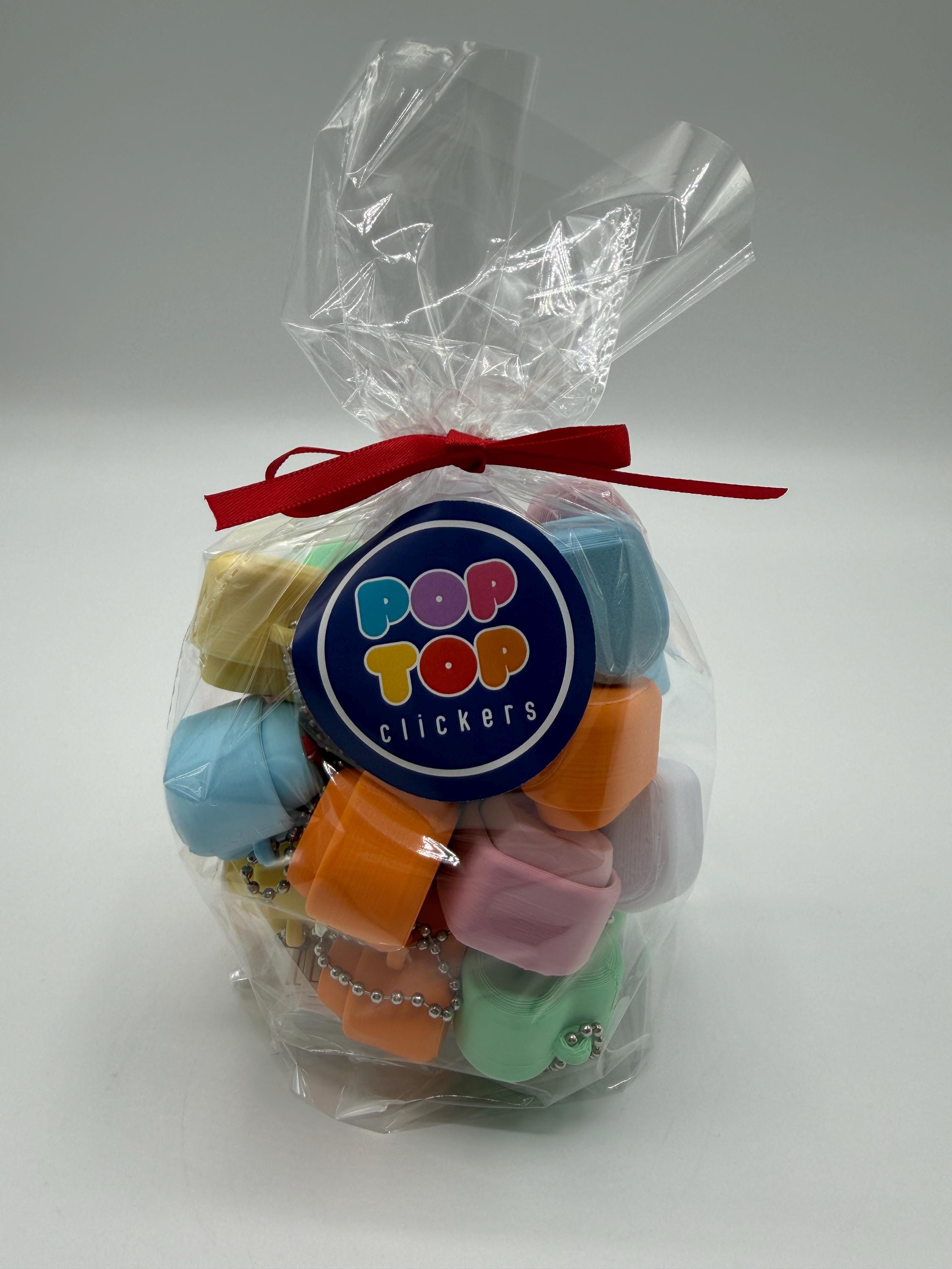 Valentine's Day Classroom Pack Fidget Clicker Kit Set of 25- Brain