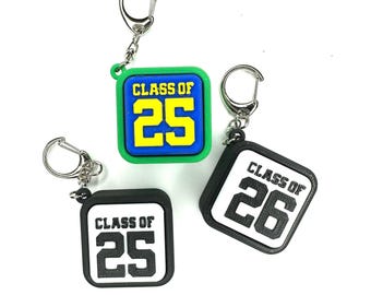 Graduation Class of 2025, 2026 Fidget Clicker Keychain- Portable Sensory Toy for Focus & Anxiety, Celebration, College, High School, Grad