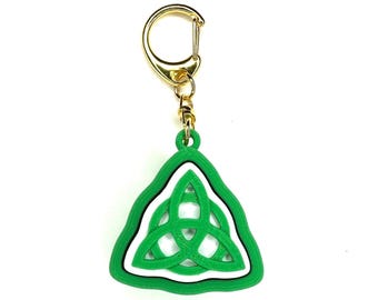 Irish Celtic Knot Fidget Clicker Keychain- Portable Sensory Toy for Focus & Anxiety, St. Patrick's Day, Ireland