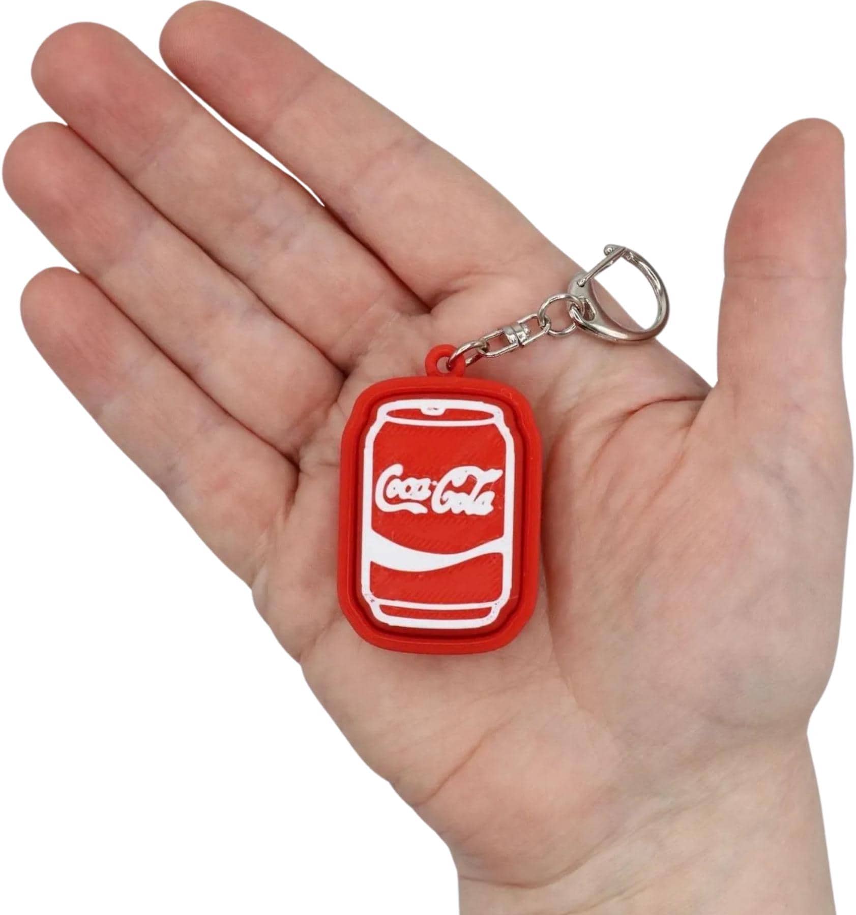 Coca Cola Soda Can Fidget Clicker Keychain- Portable Sensory Toy