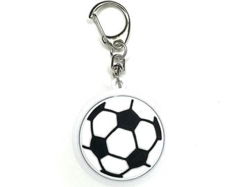 Soccer Ball Fidget Clicker Keychain- Portable Sensory Toy for Focus & Anxiety, Sports