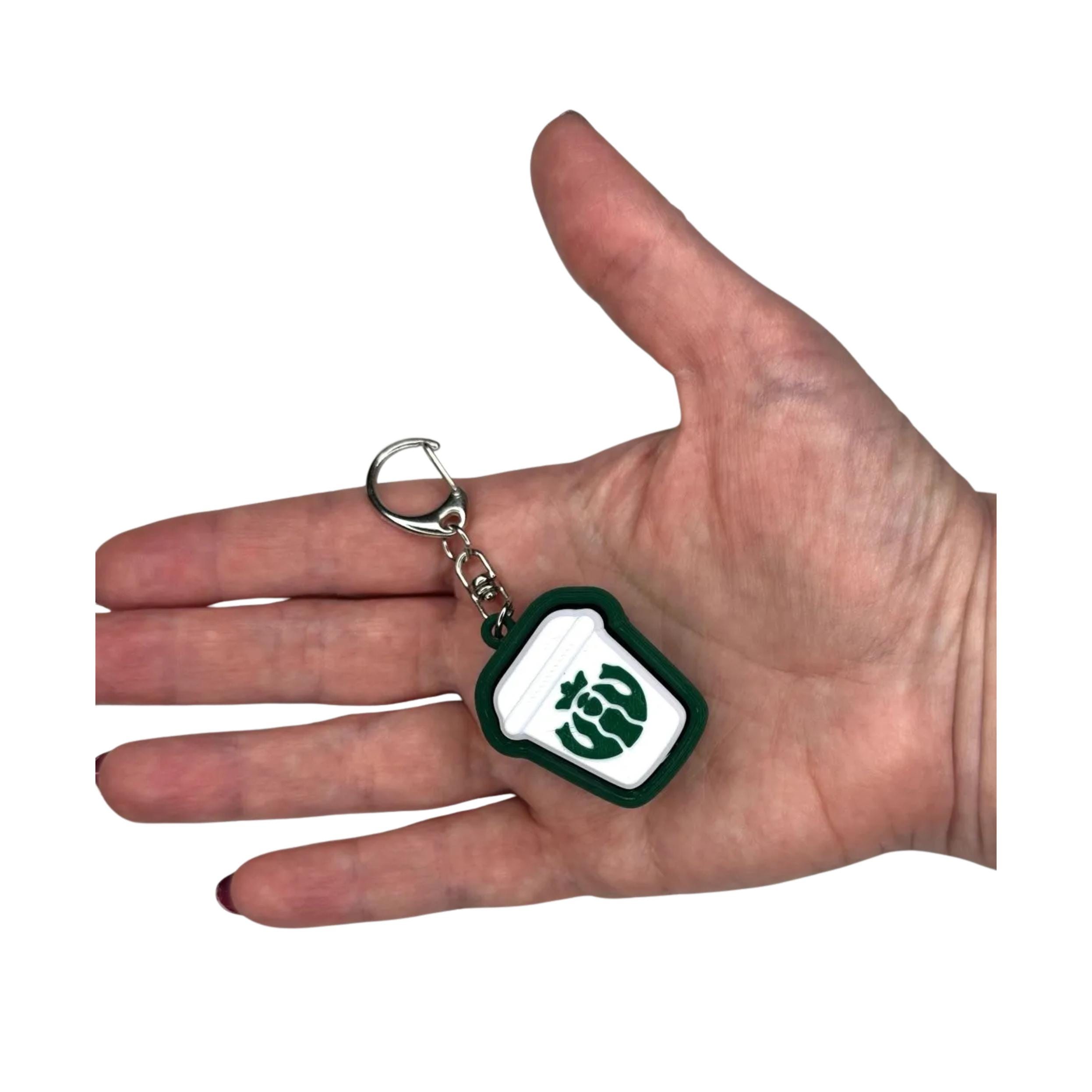 Starbucks Coffee Cup Fidget Clicker Keychain- Portable Sensory Toy