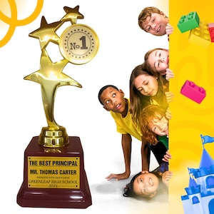 Custom Trophy Award I Principal Award I Principal Present National Principal Appreciation Week Happy Principal's Day I Principal Retirement