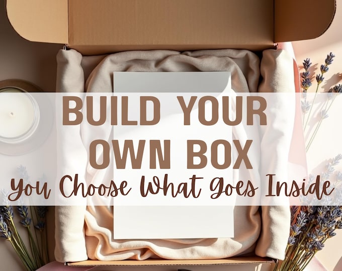 Personalized Build Your Own Pamper Gift Box for Birthday Mom Build a Custom Hamper Self Care Spa Gift Box Surprise Present Set For Her & Him