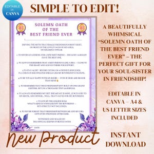 Idee regalo divertenti per le amiche - Download immediato - La mia migliore amica per sempre, Sorelle dell'anima, Migliori amiche per le amiche, La mia migliore amica