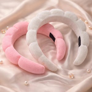 SPA-huvudband och armbandsset: Tillbehör för egenvård till ansiktet, spa-nödvändigheter, huvudband för hudvård, smink och ansiktstvätt, spa-festgåvor