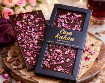 Vegan Chocolate Bar for Build Your Own Gift Box Artisan Chocolate Bar Bean to Bar Gourmet Chocolate Gift Vegan Valentine's Gift for Her