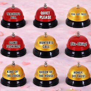 Funny Service Front Desk Bell "Ring for" Gag Gift for White Elephant & Secret Santa Gift Idea Exchange Funny Home or Office Joke Decor Gift