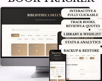 Plantilla de registro de libros Planificador Diario de lectura Modo oscuro Libros leídos Rastreador Organizador de biblioteca Registro de libros Hoja de cálculo de seguimiento de lectura