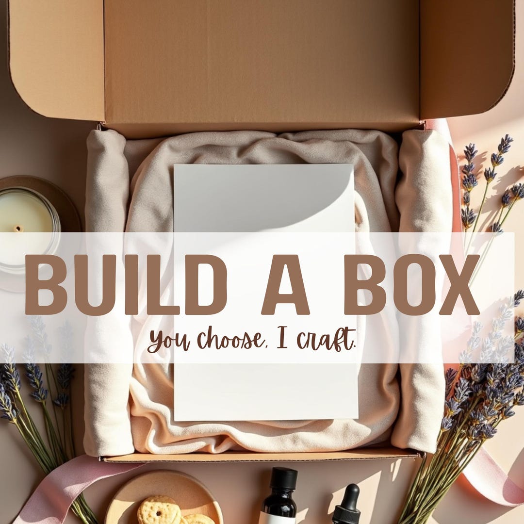 Personalized Build Your Own Pamper Gift Box for Birthday Mom Build a ...