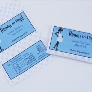 20 Ready to POP Baby Shower Popcorn Wrappers image 1