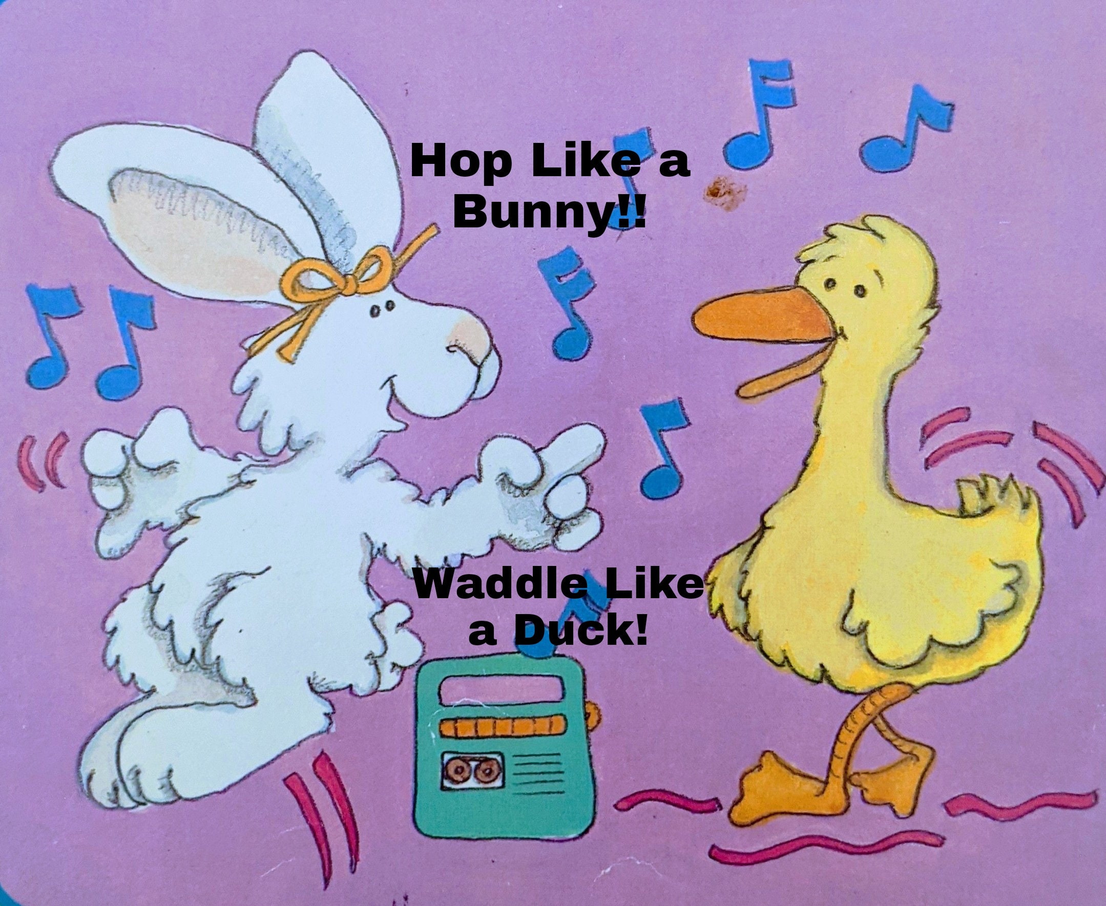 Hop Like a Bunny Waddle Like a Duck CD - Etsy