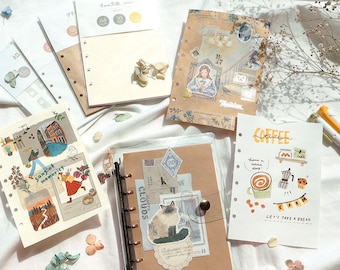 A6 Refill Paper 30 sheets - MIND WAVE Bine A6 Binder Refill for Journaling, Planners, Scrapbooking & Decoration