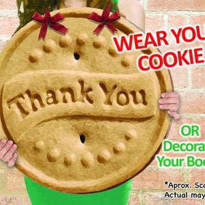WEAR Your COOKIE! Girl Scout "Thanks-A-Lot" Cookies Booth Poster Decoration PRINTABLE Large 19x19" Sign +Bonus