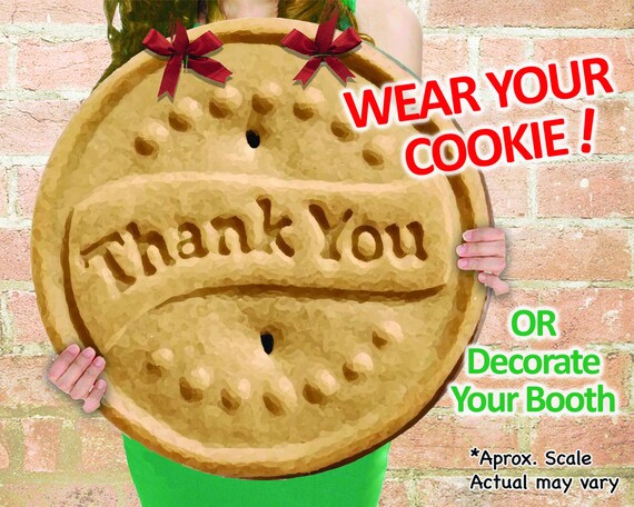 Wear Your Cookie Girl Scout Thanks A Lot Cookies Etsy