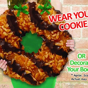 DRAAG uw KOEKJE! Girl Scout "Caramel deLites" Cookies Booth Poster Decoratie AFDRUKBAAR Teken 19x19" Groot