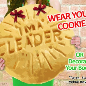 WEAR Your COOKIE! Girl Scout "Lemon-Ups" Cookies Booth Poster Decoration PRINTABLE Sign 19x19" Large