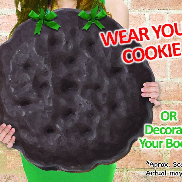 WEAR Your COOKIE! Girl Scout "Thin Mints" Cookies Booth Poster Decoration PRINTABLE Large 19x19" Sign +Bonus