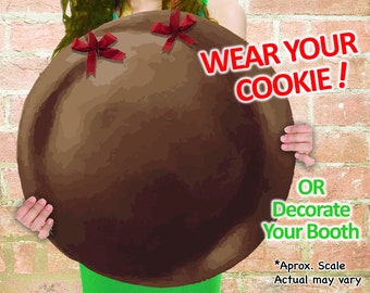 WEAR Your COOKIE! Girl Scout "Tagalongs" Cookies Booth Poster Decoration PRINTABLE Sign 19x19" Large