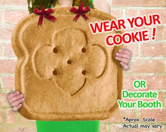 New 2021 WEAR Your COOKIE! Girl Scout New 2021 "Toast-Yay!" Cookies Booth Poster Scouts Decoration PRINTABLE Sign 19x19" Large printable