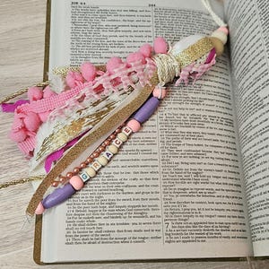 Bible tassel bookmark - Grace Bunny