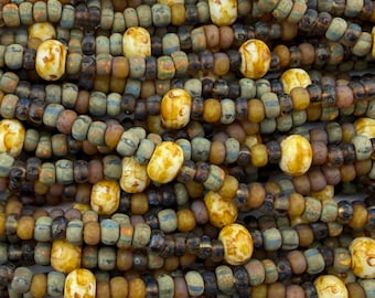 NEW! 6/o Aged Fire Polish, Matte, Stripe and Ceramic