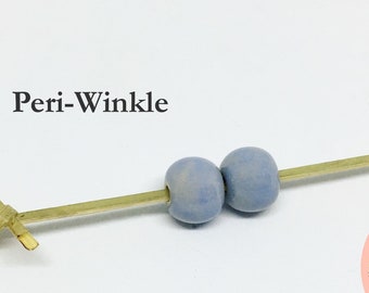 Spacer Beads Light Wine Glazed Round Beads Golem Beads Set Of Two Beads Large Hole Beads For Kumihimo