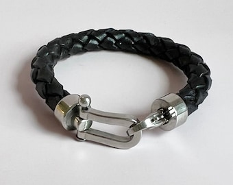 8mm Stainless Steel Lobster Claw and Loop Clasp, 8mm Inside Diameter, Lobster Clasp and Loop Set, Clasp Set Only