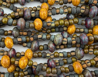 NEW! 2/o Aged Fire Polish, Matte, Stripe and Ceramic