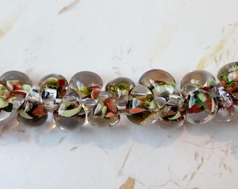 Unicorne Boro Teardrop Beads, Solstice Mix, 25 Strand