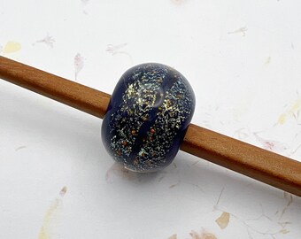 Enchanted Sea Donut Bead, Copper Series by Unicorne Beads, Specifically Designed for Kumihimo Ropes, 10mm Center Hole