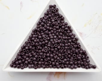 TOHO Size 8 Opaque Lavender Seed Beads, TOHO Color 52D, Seed Beads In 6 Inch Tubes, Used in Purple Moon Kumihimo Necklace