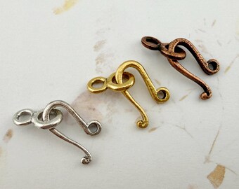 Hook and Eye Jewelry Clasp Sets with a Touch of Whimsy