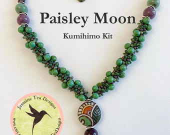 Paisley Moon Kumihimo Kit, This Is A Rare Find and Complete Kit