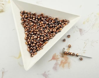 TRUE 2, Micro Spacer Beads, Full Capri, 100 per Bag