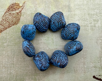 Seashell Beads, 15x18mm, 8 Beads Per Strand