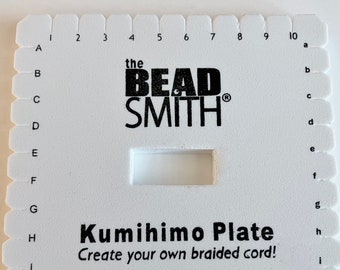 Kumihimo Square Plate, 10mm Thick Foam Plate, 6 inches Square Kumihimo Plate, For Flat or Round Braids, Limit 2 Per Order
