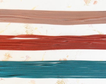 Gorgeous Open Link Mesh Chain, Light and Flexible, Iron Mesh Chain with Enamel Coating