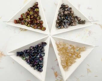 Crystal Cup Flowers, 7x5mm, 50 per Loose Pack