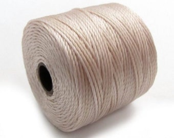 Natural Tex 210 S Lon Beading Cord, 77  Yards, S Lon Beading Cord, Nylon Beading Cord, Used For Both Opaque And Transparent Autumn's Luster