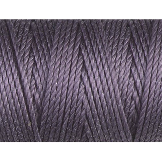 French Lilac Tex 400 C Lon Beading Cord, 39 yard spool C Lon Beading Cord, Nylon Beading Cord, Kumihimo Cord, Macrame Cord