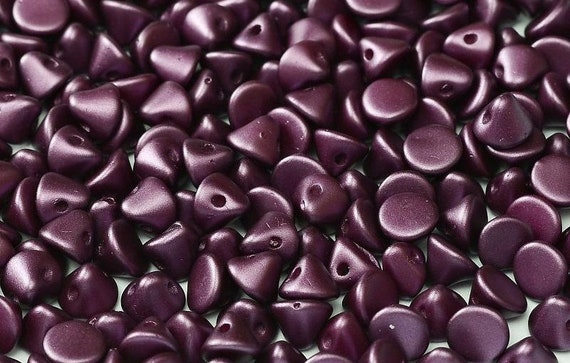 4mm Button Beads, Alabaster Pastel Bordeaux, 100 Pieces